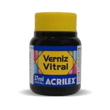 Imagem de Verniz Vitral Para Artesanato Acrilex 37ml Escolha A Cor Perfeito para Copos Garrafas Vaso Outras Perfeito para Copos Garrafas Vasos e Outras Ele Transforma Suas Peças Em Verdadeiras Obras De Arte, Simulando O Efeito Encantador Dos Vitrais (Azul Cobalto 502)