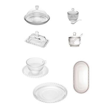 Imagem de Kit Café Da Manhã Pearl Wolff Transparente