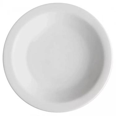 Imagem de Jogo De 12 Prato Fundo Sopa Massa Branco Ceramica - Porcelart