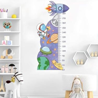 Imagem de Adesivo Régua De Crescimento Astronauta Mod02 - Lojinha Da Luc Adesivo