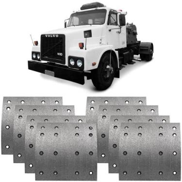 Imagem de Lona Freio Traseira Volvo N 10 N 12 Fras-le VV289/AF600