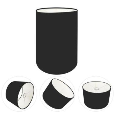 Imagem de Cúpula abajur e luminária cilíndrica vivare cp-7006 Ø18x25cm - bocal n