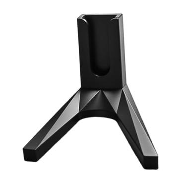 Imagem de oshhni Suporte de pedal para bicicleta, tripé de apoio para os pés, fácil de instalar, resistente, antiderrapante, suporte plano para bicicleta de estrada, Preto