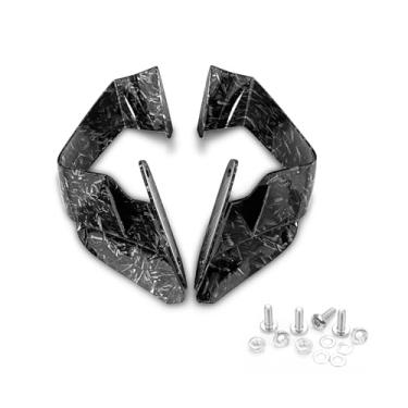 Imagem de GZDLmoto Winglets de motocicleta para S1000RR Kits de carenagem de spoiler de vento fixo de asa de vento aerodinâmico adequado para BMW S1000RR S 1000 RR 2015-2018 (cor forjada)