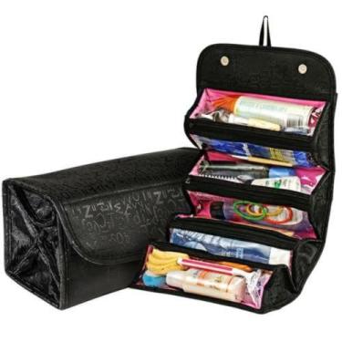 Imagem de Bolsinha para maquiagem, acessórios necessaire bolsa organizador porta