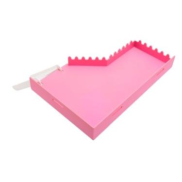 Imagem de Zerodis Plataforma de Brinquedos de Hamster para de Plástico Seguro, Acessórios para Exercícios para Porquinhos -da -índia Chinchilla, área de Jogo de Escalada Simples de Animais de Estimação (L