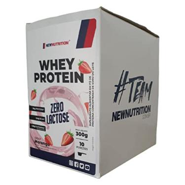 Imagem de Whey Protein Zero Lactose - 10 Sachês 30G Morango - Newnutrition, Newnutrition