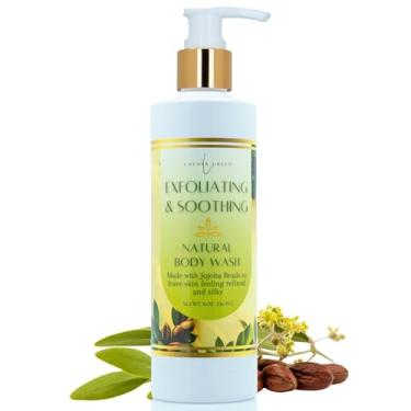 Imagem de LatherGreen Sabonete Líquido Esfoliante e Suavizante com Aloe Vera – Para Todas as Idades, 8onças