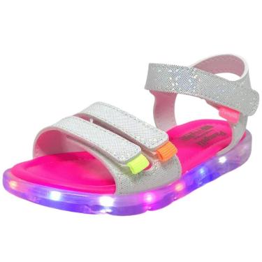 Imagem de Sandalia Infantil Menina Conforto Luz Led Lulli Pampili