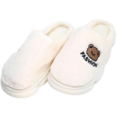 Imagem de Pantufas Sapatos De Inverno Ursinho Chinelos Aconchegantes