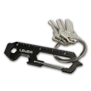 Imagem de Lever Gear Clip Kt Mosquetão Chaveiro Multiferramenta, Abridor De Garrafas De Cerveja Chaveiro Chave De Fenda Multiferramenta Mosquetão Para Chaves, Mini Barra De Alavanca, Abridor De Caixas Edc Mul