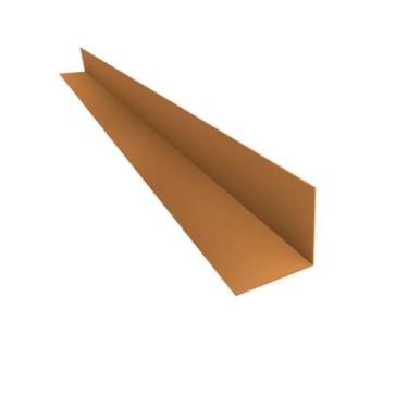 Imagem de Cantoneira de Parede 2,5cm Pvc Kit Barras de 100cm, Waterproof & Easy to Clean, Complements Modern Decor(Cerejeira)