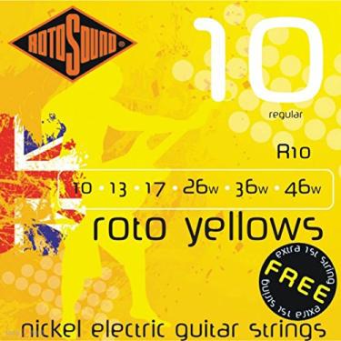 Imagem de Rotosound Cordas de guitarra elétrica Roto Yellows R10 (10-46)