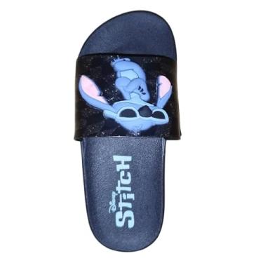 Imagem de Chinelo Grendene Kids Disney Mania Plus Stitch Preto/glitter/azul 032/33