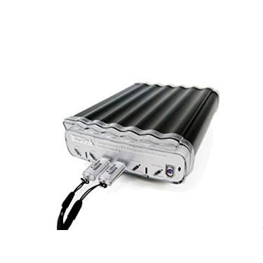 Imagem de CipherShield Dual Keys FIPS 140-2 Nível 2 HIPAA 512-bit AES USB 3.1 Geração 2/eSATA RAID 0 Unidade SSD de computador externo criptografado (8 TB)