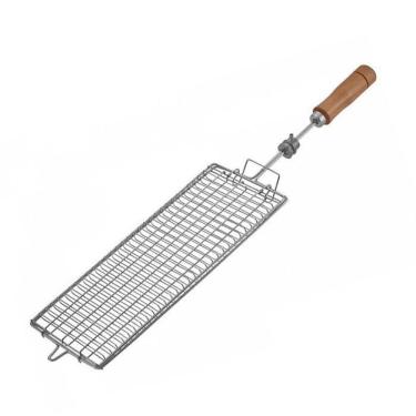 Imagem de Espeto Grelha Cromada Para Coração Arke