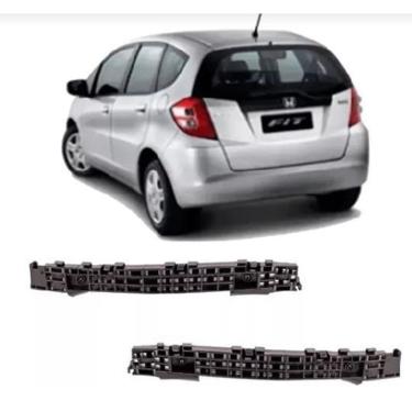 Imagem de Guia Parachoque Traseiro Fit 2009 10 11 12 13 2014 Esquerdo