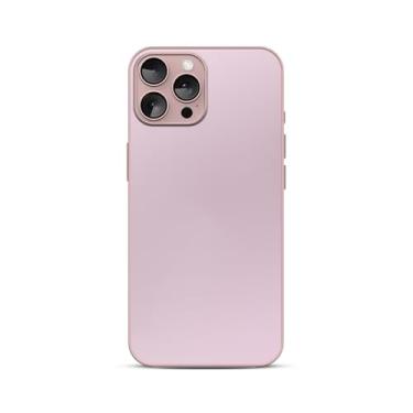 Imagem de Capinha Compativel com iPhone 15 Pro Verso Vidro Fosco Bordas de Silicone Luxuosa Premium Com Proteção de Camera