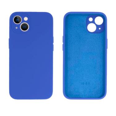 Imagem de Capinha Compativel com iPhone 13 Com Proteção de Câmera em Silicone com Interior Aveludado