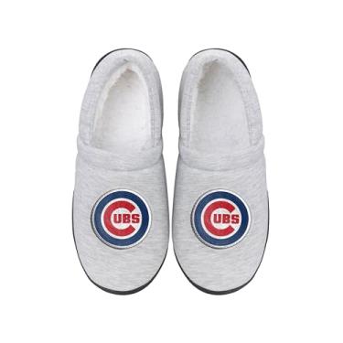 Imagem de FOCO - Moletom masculino MLB Team Big Logo Cinza Sherpa Mocassins Adulto, Chicago Cubs, Large