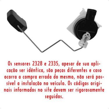 Imagem de Bóia Combustível MONTANA 2003/2009 - 17842 - 2328 - Chevrolet