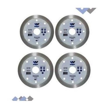 Imagem de 4 Disco Diamantado 110 X 20mm Turbo Porcelanato 1.2mm - Anker