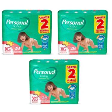 Imagem de Kit Fralda Personal Baby Protect & Sec Mega - Tam XG - 84 unidades - A