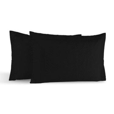 Imagem de Porta-Travesseiro 70X50Cm Algodão 2 Unidade Percal 180 Fios - SEVEN EN