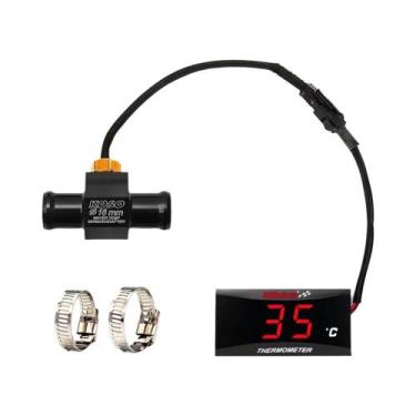 Imagem de Termômetro Universal Mini Para Motocicleta KOSO, Medidor De Temperatur