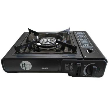 Imagem de Fogão Portátil Gás Cilindro Refil Maçarico Camping Acampar Pescar com 