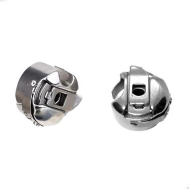 Imagem de Caixa de Bobina com Mola para Máquina de Costura Reta, 2 Unidades, Compatível com Brother, Singer, Juki