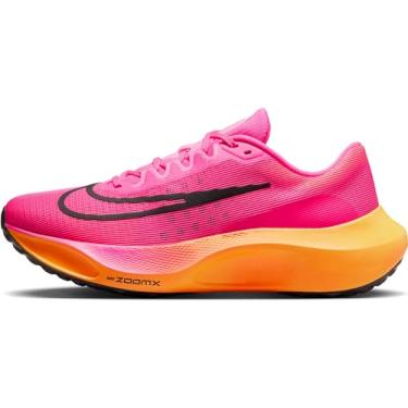 Imagem de NIKE Tênis de corrida feminino Air Zoom, Hyper Pink Preto Laser Laranja, 35 BR