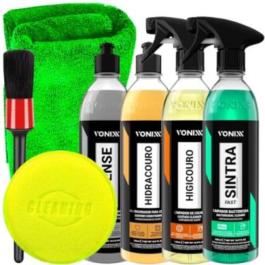 Imagem de Kit Sintra Fast 500ml Vonixx Hidracouro 500ml Vonixx Higicoouro 500ml Vonixx Intense 500ml Vonixx e Acessórios Karbox