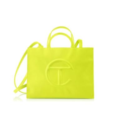 Imagem de TELFAR Bolsa de compras média, Marcador amarelo, Medium, Médio - Marcador amarelo