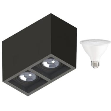 Imagem de SAVE ENERGY - Plafon Sobrepor Recuado + 2 Lâmpada Par30 10w 2700k Save Energy