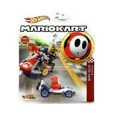 Imagem de Carrinho hot wheels mario kart shy guy - mattel gjh61/gbg25
