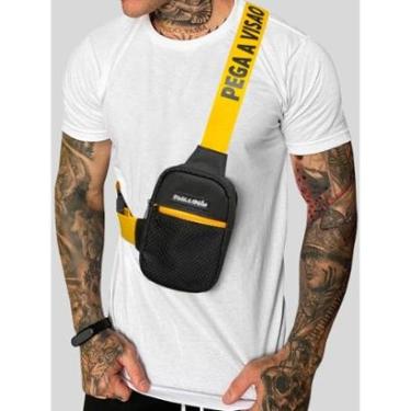 Imagem de Shoulder Bag Masculina Mini Bolsa Necessaire Basica Pega a Visão-Masculino