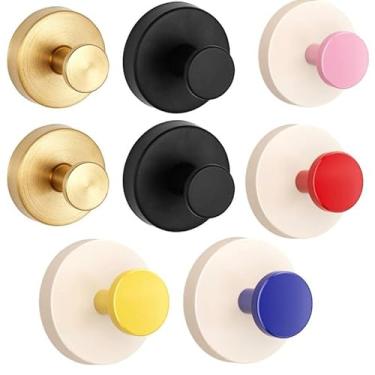 Imagem de Frstem Gancho de grinalda com ventosa, cabides de guirlanda para porta da frente, conjunto completo para portas e janelas, sem gancho de broca para decoração pesada, toalhas e utensílios de cozinha