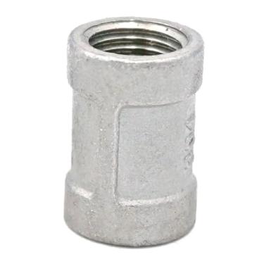 Imagem de 1/10.2 cm BSP Equal Female Thread Casting 304 Conector de acoplamento de encaixe de tubulação de água óleo ar