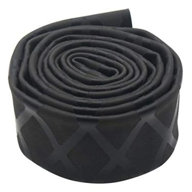 Imagem de XFFCSEC Tubo de envoltório de manga termorretrátil Tubo X para cabo de vara de pesca cortiça antiderrapante à prova d'água e isolamento de 1 metro. Diâmetro: 30 mm, limão preto 2018 (diâmetro 30 mm