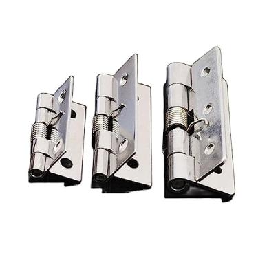 Imagem de Dobradiça de mola de aço inoxidável 304 automática para armário para porta de armário e acessórios de móveis mini micro (25 x 32 mm 2,5 cm)