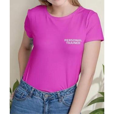 Imagem de Camiseta Camisa Algodão Feminina Masculina Adulto Personal Trainer Uni