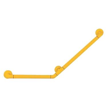 Imagem de Alças de barra de apoio para banheira corrimão de vaso sanitário segurança de chuveiro 135° nylon banheiro banheiro banheiro corrimão, branco