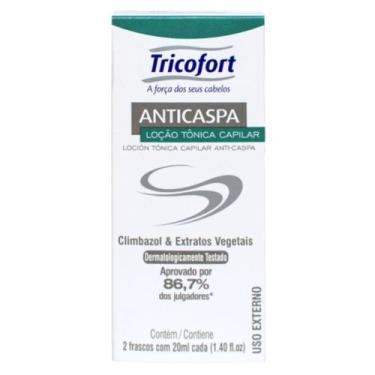 Imagem de Loção Tônica Capilar Tricofort Anticaspa 2x20ml