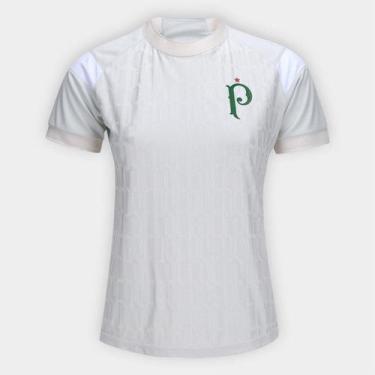 Imagem de Camiseta Palmeiras Score III Feminina, Branco, GG