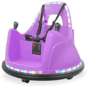 Imagem de Carro Elétrico Infantil Bate Bate com 2 Velocidades, Controle Remoto e APP, Luzes LED, Bluetooth, Giro de 360 ??° e Adesivo, 12V, Kidzone