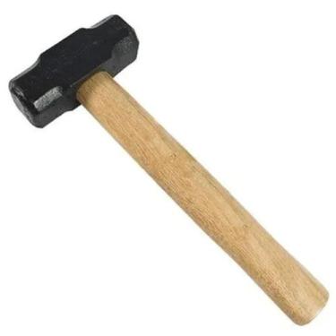 Imagem de Marreta Ferro Fundido Com Cabo Madeira - Mina, 500g