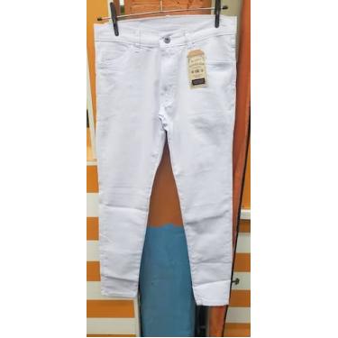 Imagem de Calça sarja skini branca - Via estilo