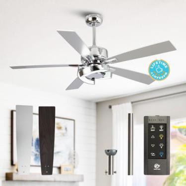 Imagem de Ventilador de teto Parrot Uncle 132cm Dimmable LED 120V Remote