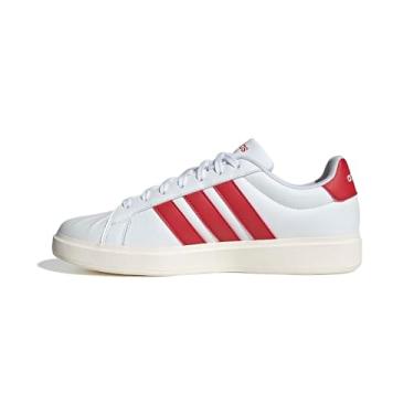 Imagem de adidas Tênis masculino Streetalk, Branco/Better Scarlet/Branco, 45